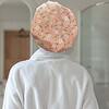 Shower Cap - Limited Edition Peach Daisy Vine