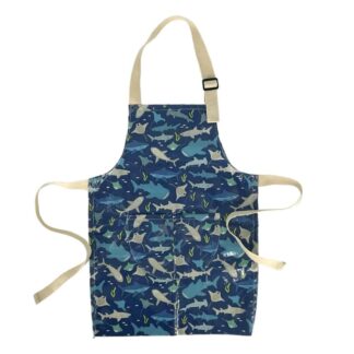 sharks kids waterproof apron