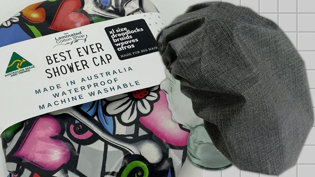 dreadlock showeer caps and XL shower caps made in Australia 