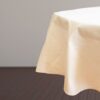 butter-linen-round-tablecloth-laminatedcotton Round Tablecloth Waterproof