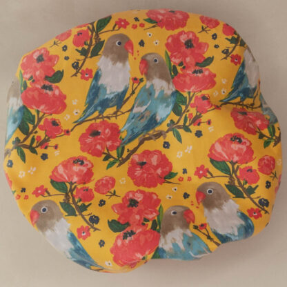 organic cotton handmade shower cap birds