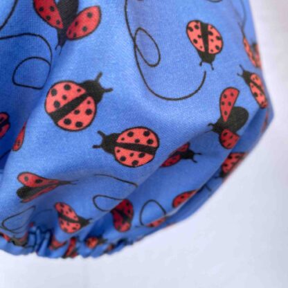 ladybird shower cap close up