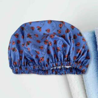 Kids shower cap ladybirds