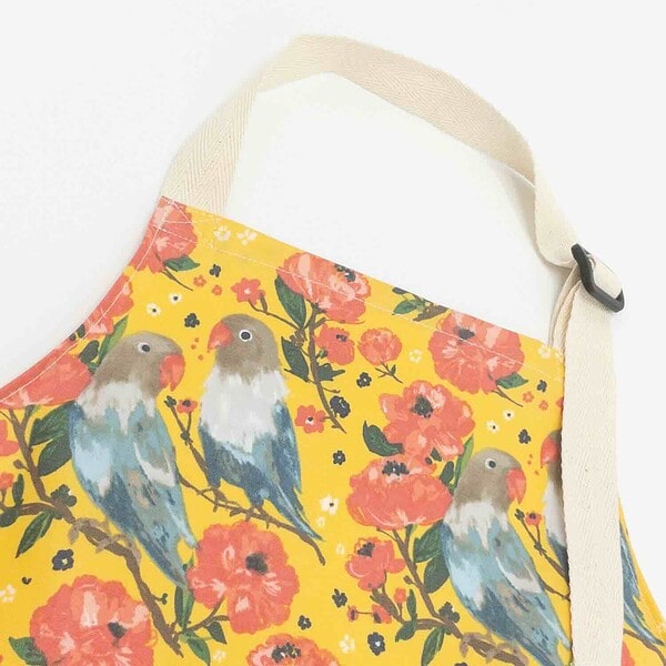 Children's Apron Birds Waterproof Organic Cotton