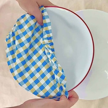 Shower Cap Whales Orcas laminated cotton