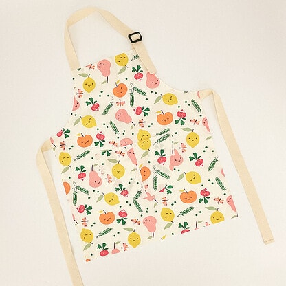 fruit kids apron French waterproof cotton