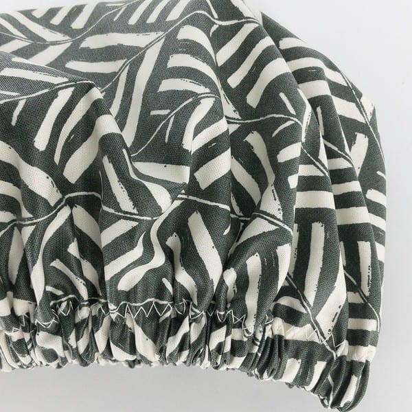 tribal green shower cap organic cotton Shower Cap Tribal Green
