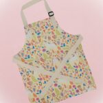KIDS APRONS - 1 unicorn kids apron waterproof coated cotton made in Australia