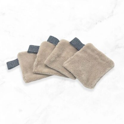 bamboo face wipes French Terry micro set of 4