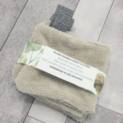 bamboo reusable face wipes with care instructions