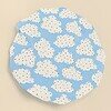 blue clouds shower cap laminated cotton