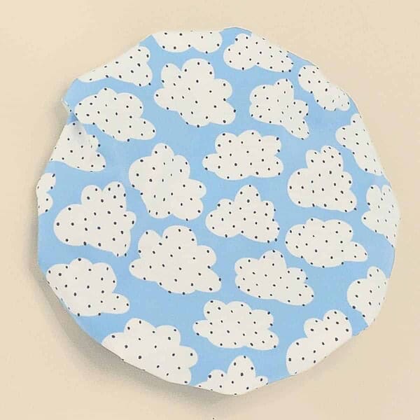 clouds blue sky shower cap blue clouds shower cap laminated cotton