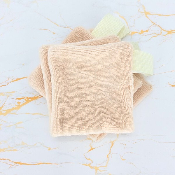 peach-reusable-bamboo-face-wipes-australian-made Reusable Face Wipes Bamboo Terry