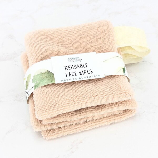 peach-reusable-bamboo-face-wipes-laminated-cotton-shop Reusable Face Wipes Bamboo Terry