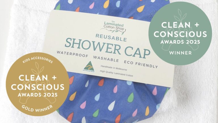 shower cap Australian eco friendly product award winner