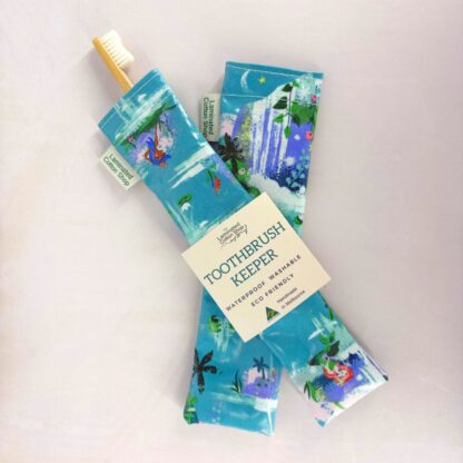 mermaid toothbrush travel bag