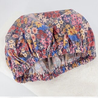 wildflower shower cap flowers laminated cotton