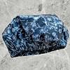 black-shower-cap-white-flowers-laminatedcotton-bathroom Shower Cap Black and White Flowers