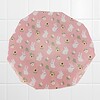 Kids Shower Cap Pink & White Rabbits