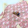 Kids Apron waterproof white rabbits