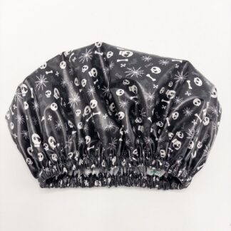 Dreadlock Shower Cap Skulls Black