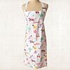 Apron waterproof laminated cotton Whimsy Print