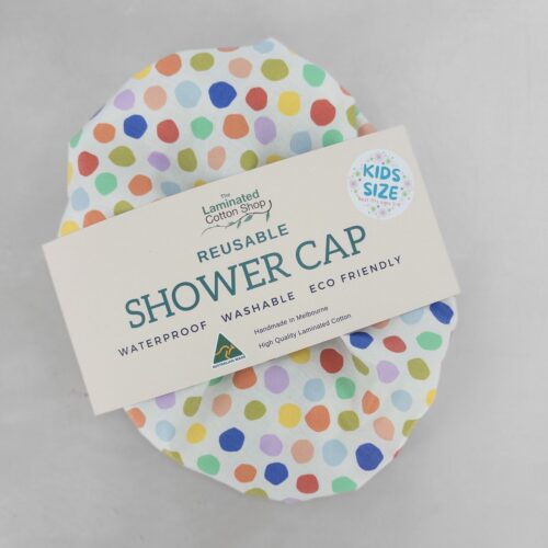 Kids Shower Cap Confetti Polka Dots