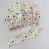 confetti-showercap-laminatedcotton-toothbrush-keeper-set Shower Cap Confetti Polka Dots
