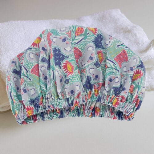 koala-shower-cap-bathroom-laminatedcotton Shower Cap Australian Made Koalas