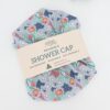 koala-showercap-laminatedcotton-australiana-green-flowers-reusable Shower Cap Australian Made Koalas
