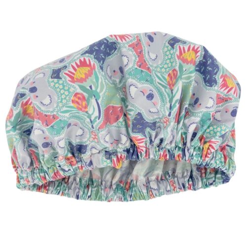 koalas-kids-showercap-laminatedcotton-australia Kids Shower Cap Australian Made Koalas